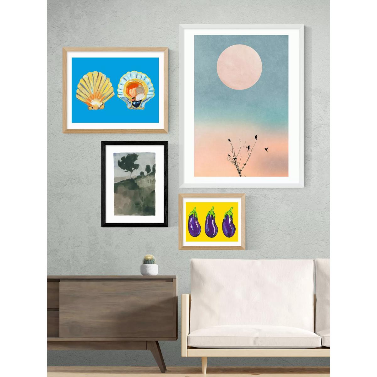 EAST END PRINTS Jörgen Hansson 'Slope II' Framed Print – image 2