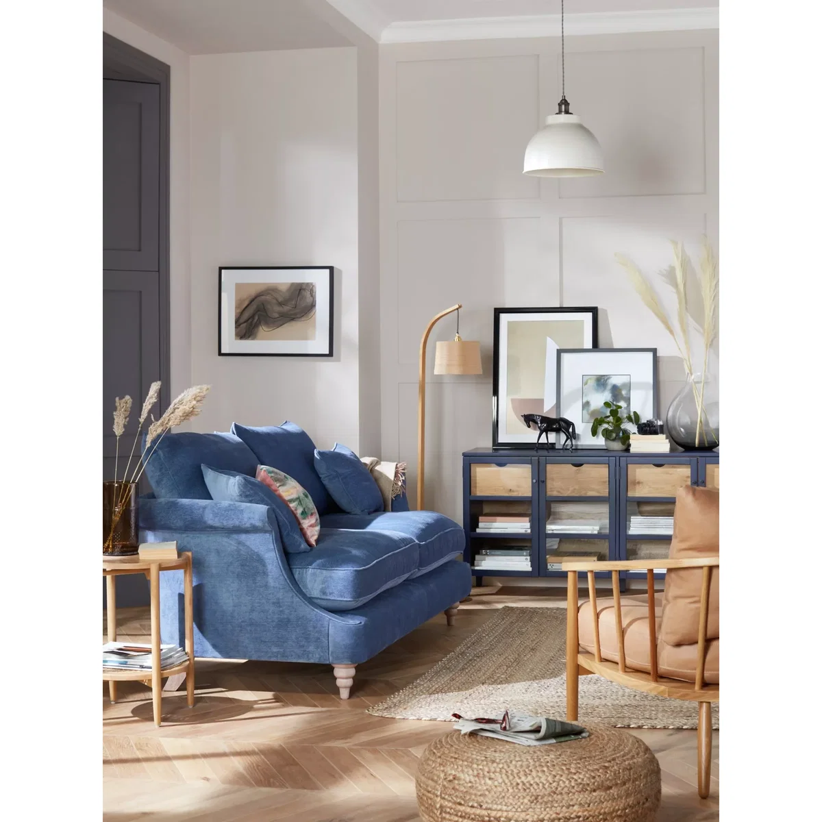 Geometry 3 - Framed Print & Mount, 76 x 56cm, Brown – image 5