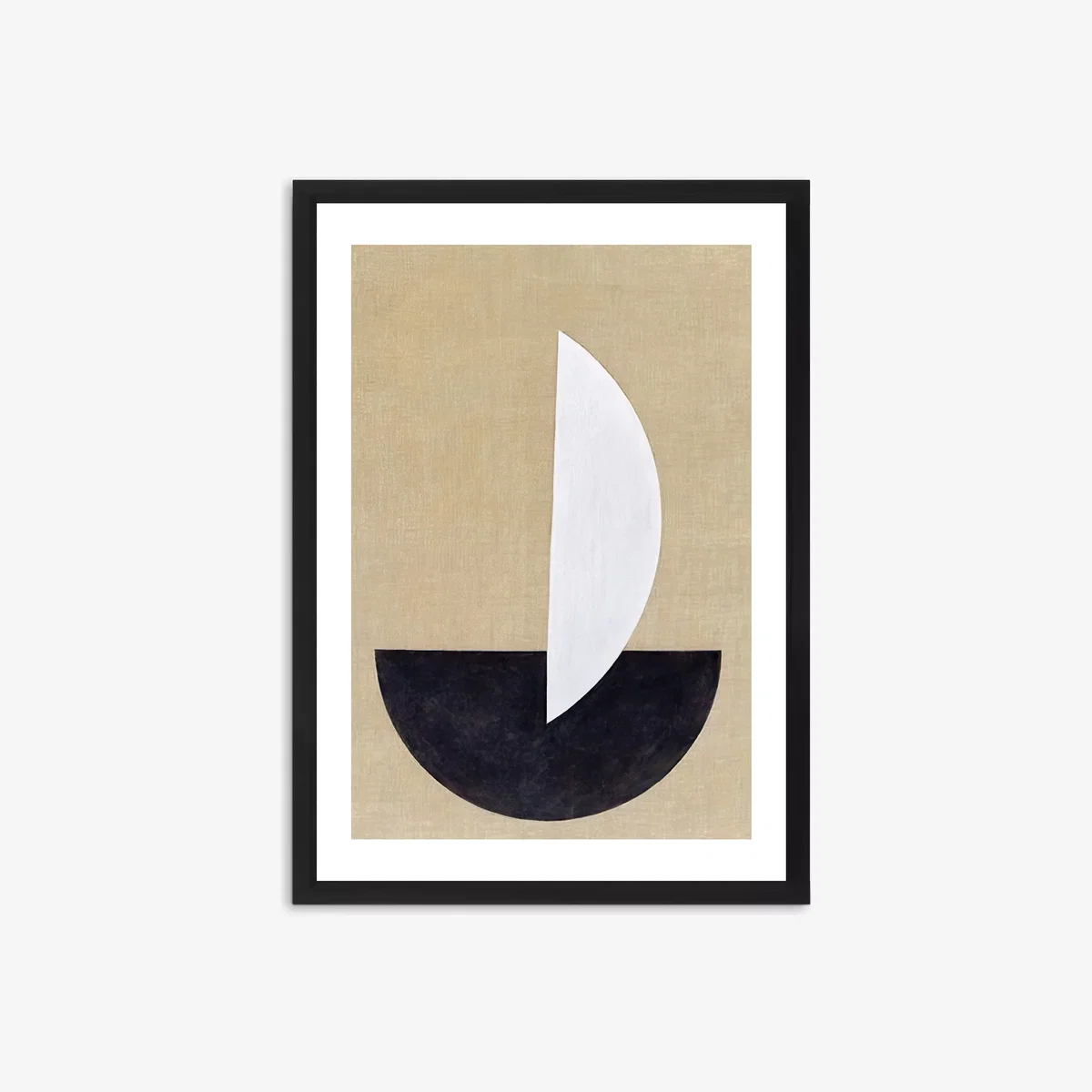 Geometry 3 - Framed Print & Mount, 76 x 56cm, Brown – image 1
