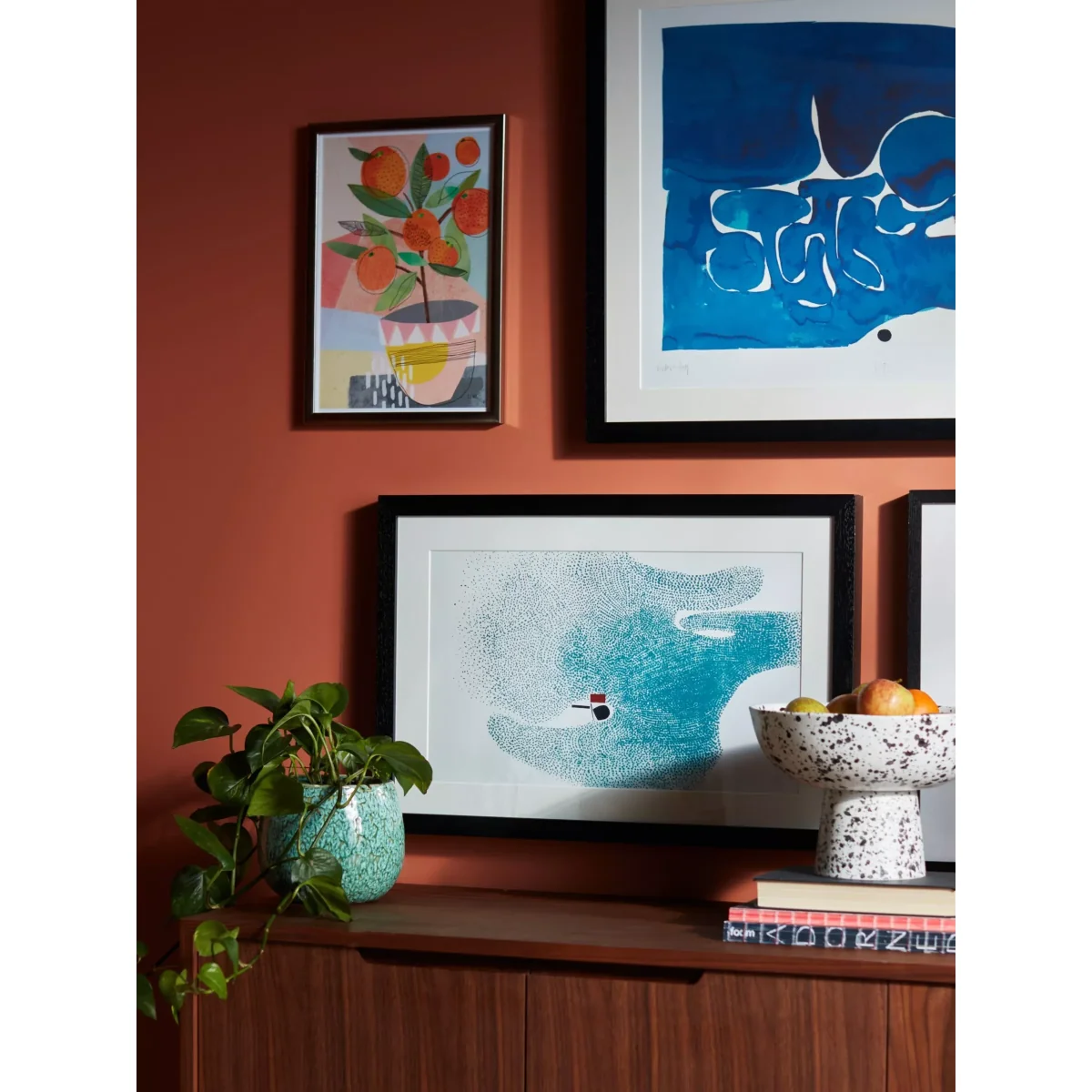 John Lewis + Tate Victor Pasmore 'Points of Contact No. 2' Wood Framed Print & Mount, 44 x 62cm – image 4