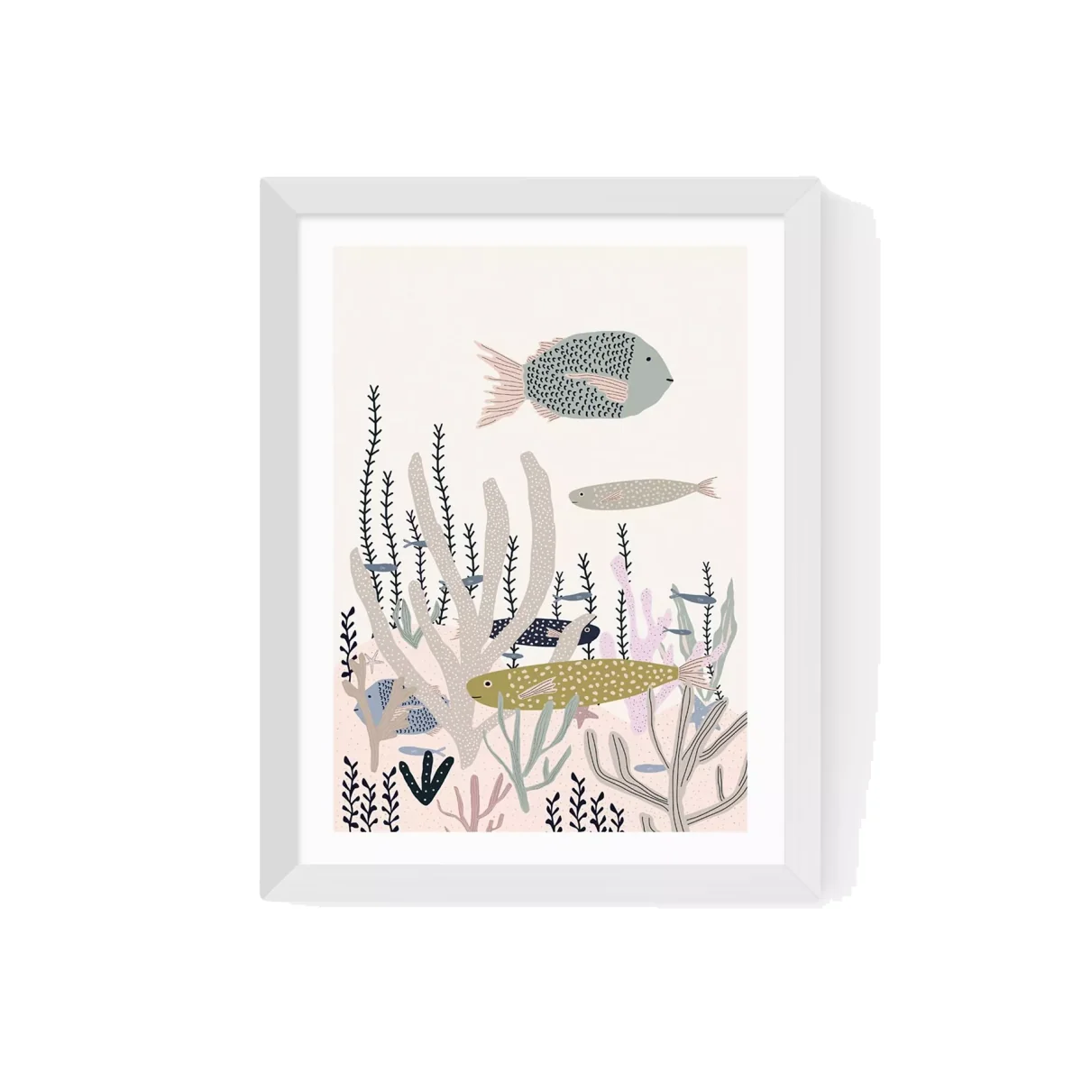 EAST END PRINTS Ani Vidotto 'Life Under the Sea' Framed Print