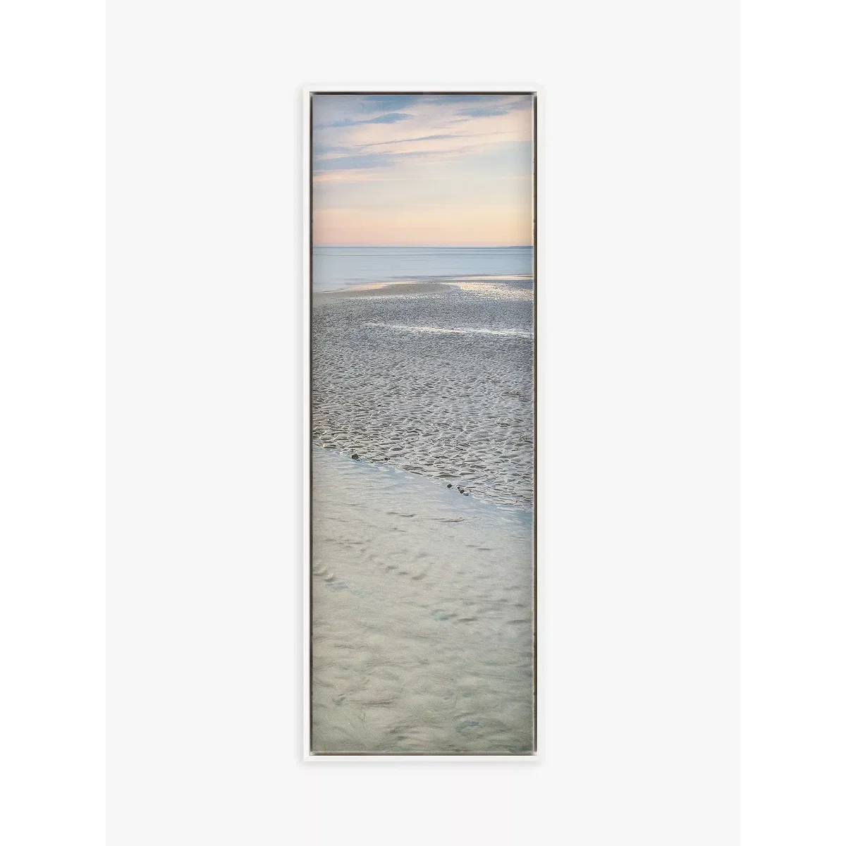 Mike Shepherd - Shimmering Light Seascape Triptych Framed Canvas, Set of 3, 94 x 34cm, Blue/Multi – image 4