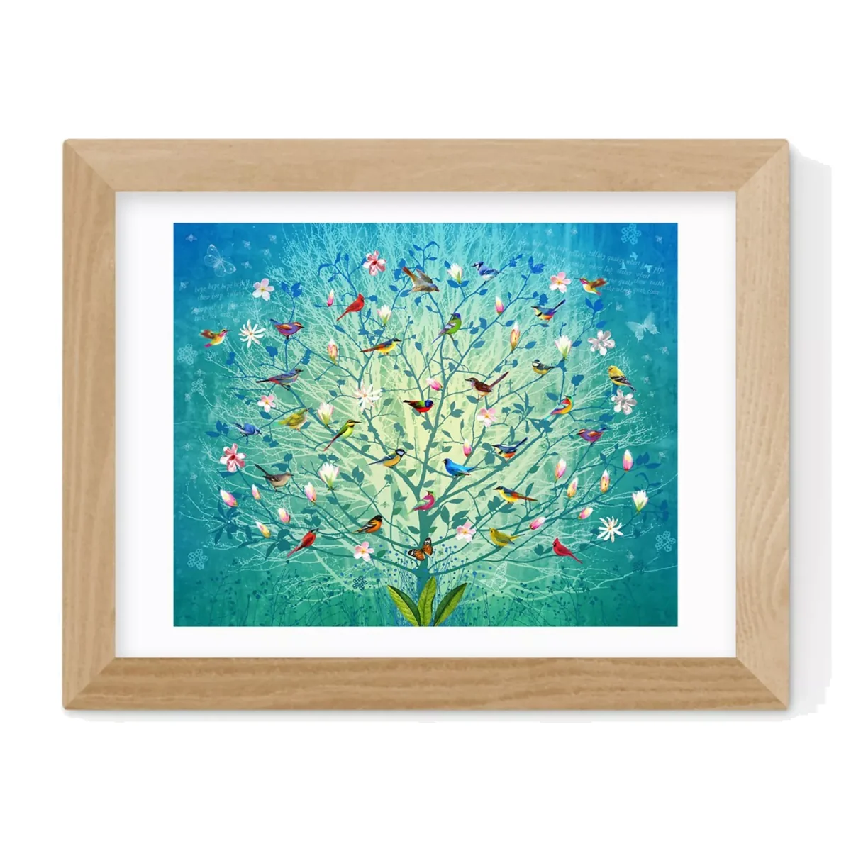 EAST END PRINTS Fiona Watson 'The Singing Tree' Framed Print