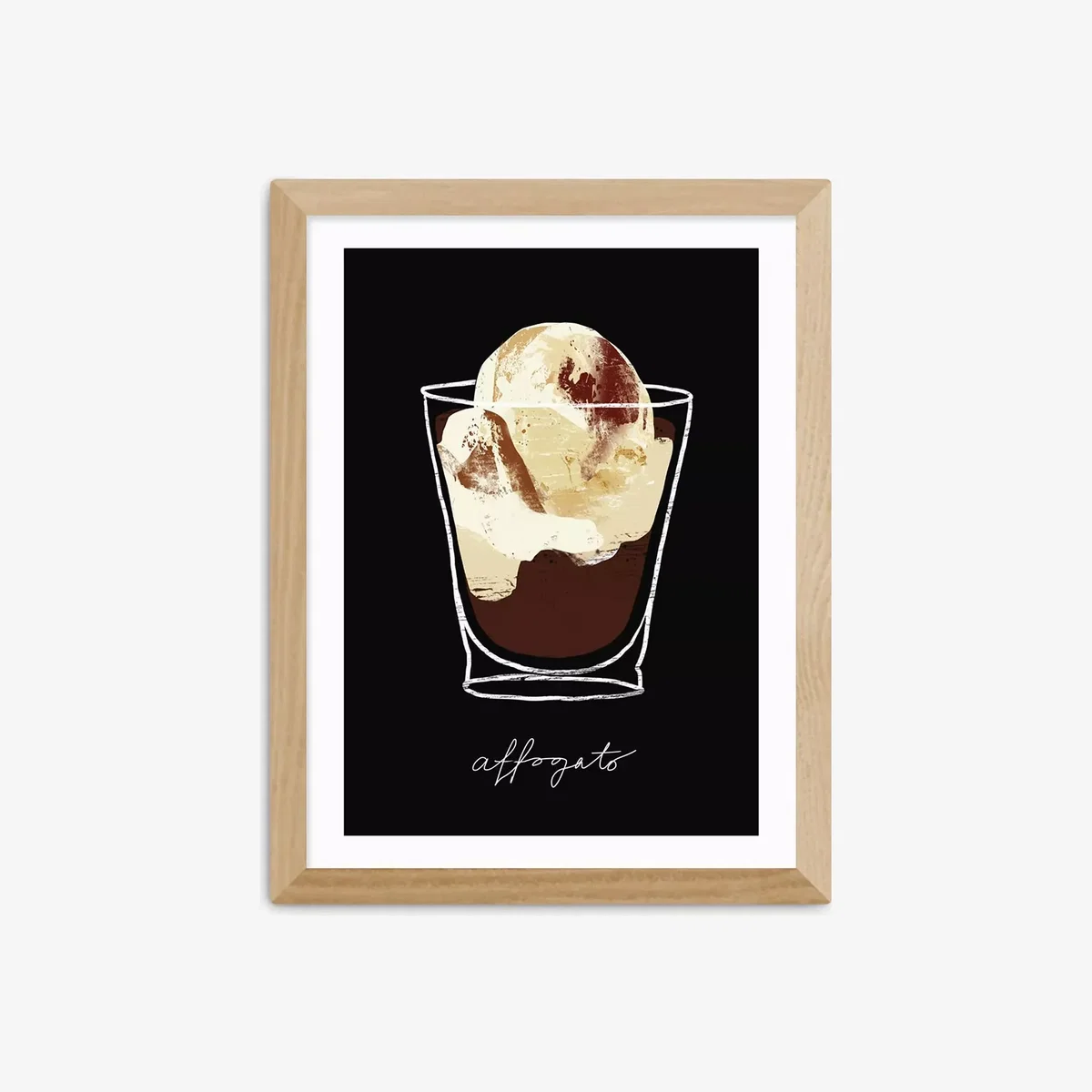 EAST END PRINTS Anek 'Affogato' Framed Print – image 1