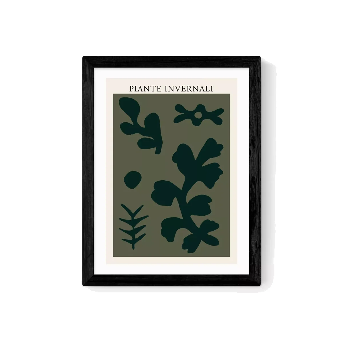 EAST END PRINTS Ani Vidotto 'Piante Invernali Green' Framed Print – image 1