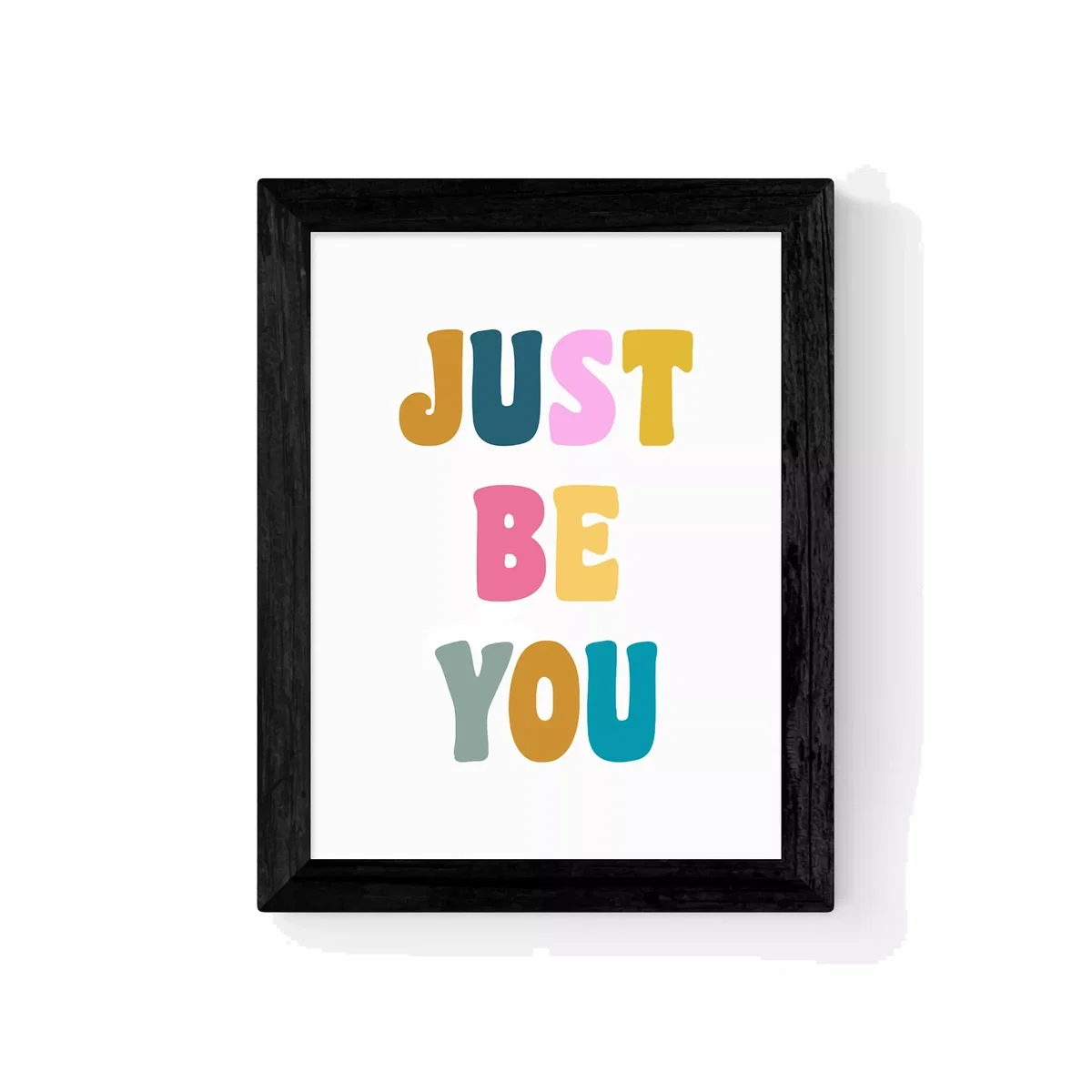 EAST END PRINTS apricot+birch 'Just Be You' Framed Print – image 1