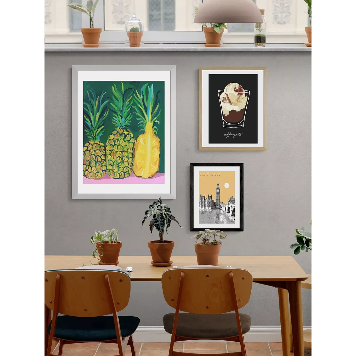EAST END PRINTS Alice Staker 'Pineapples' Framed Print – image 2