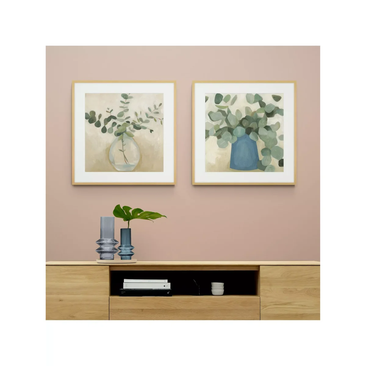 Emma Scarvey - 'Still Life' Framed Print & Mount, Set of 2, 61.5 x 61.5cm, Green/Multi – image 2