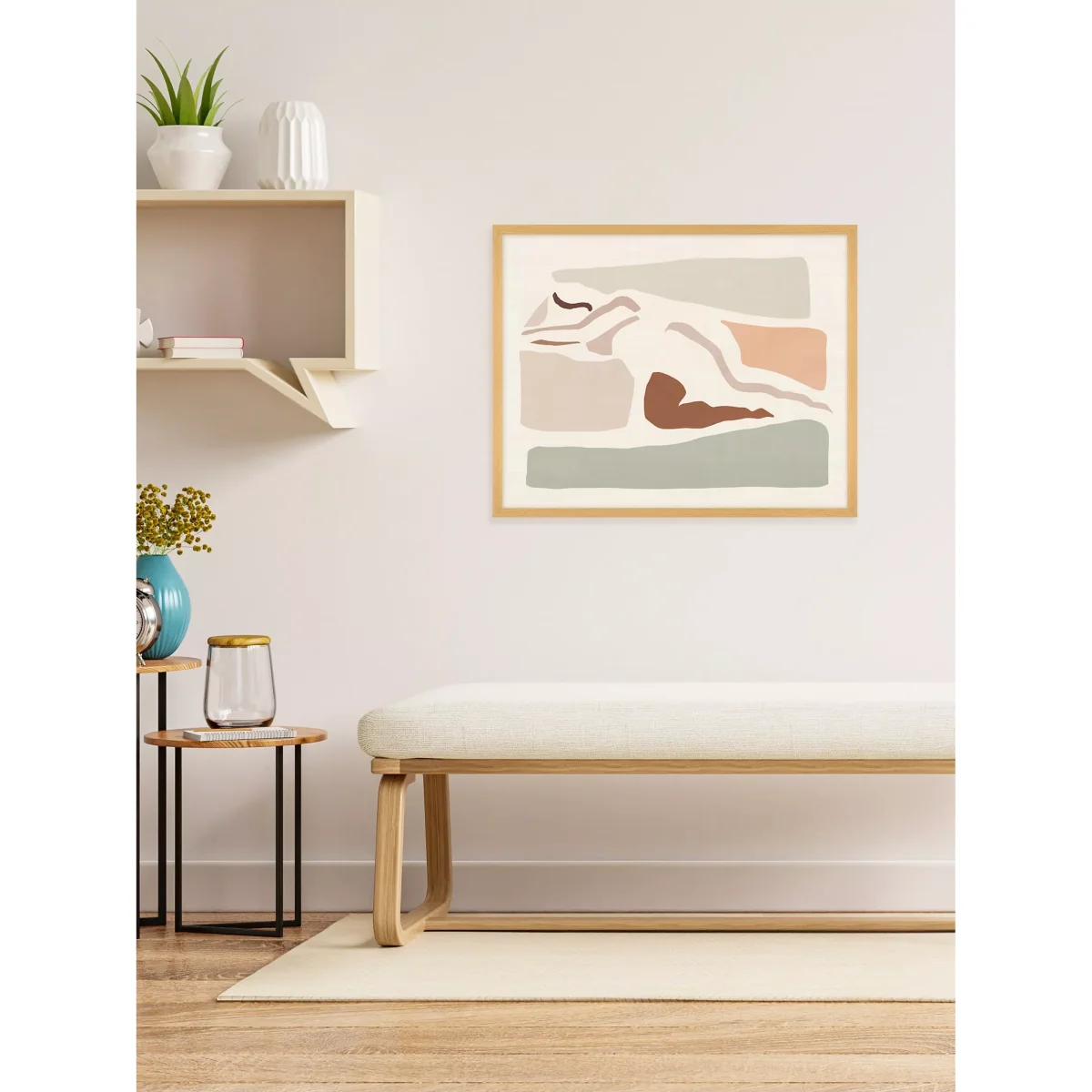 Victoria Barnes - 'Lounge IV' Framed Print, 42 x 52cm, Brown – image 2