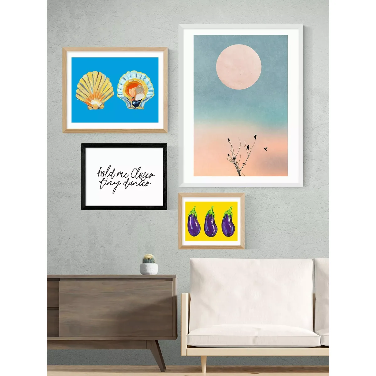 EAST END PRINTS Honeymoon Hotel 'Hold Me Closer Tiny Dancer' Framed Print – image 2