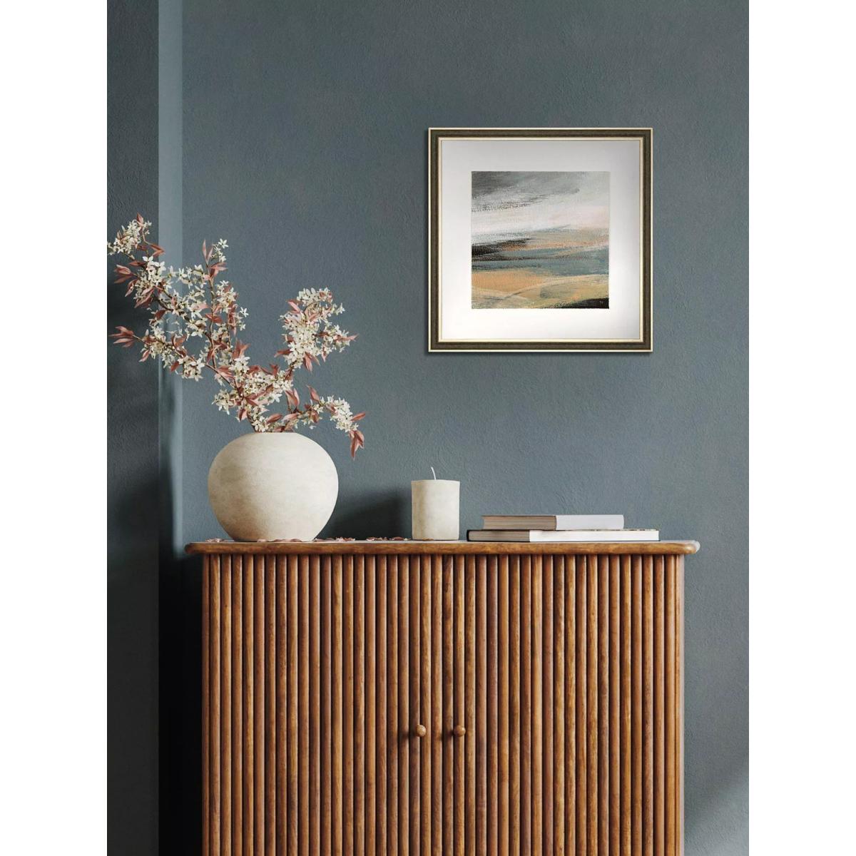 John Lewis 'First Light' Framed Print & Mount, 49 x 49cm, Blue/Multi – image 3