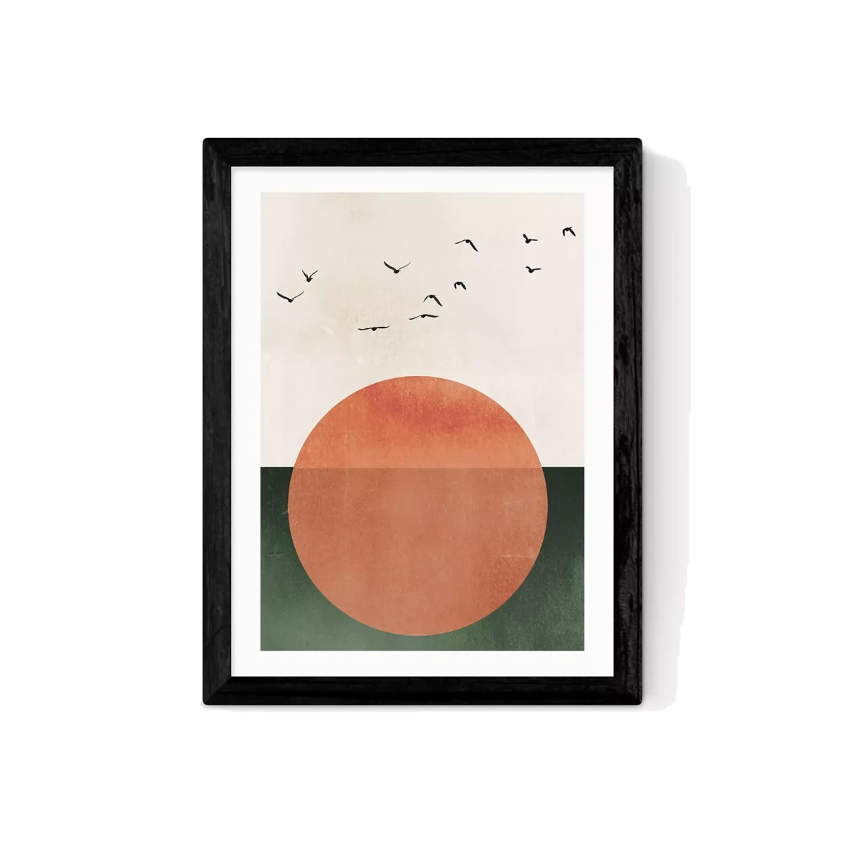 EAST END PRINTS Kubistika 'Rising' Framed Print – image 1