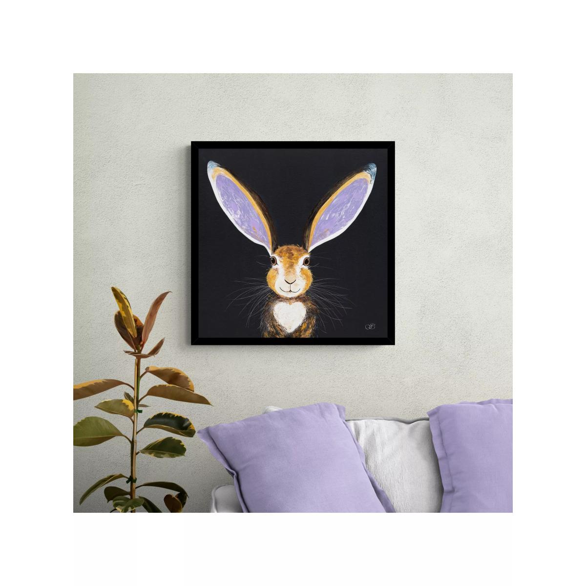 John Lewis Quinn Russell 'Poppet' Framed Print, 61.5 x 61.5cm, Lilac/Black – image 2