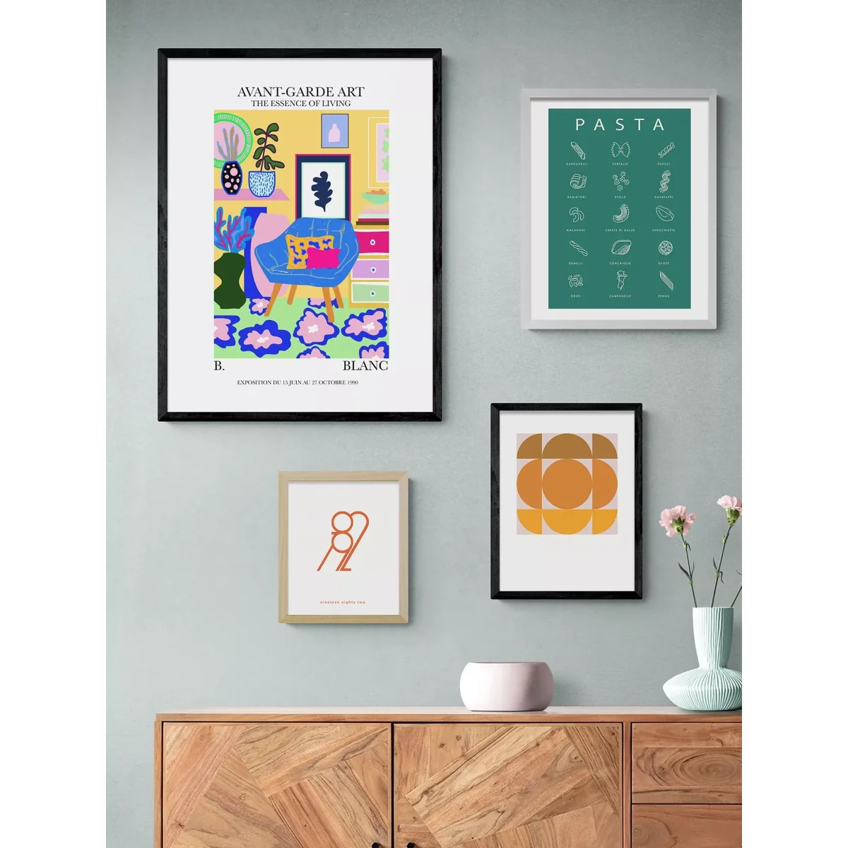 EAST END PRINTS BLANC Prints 'Yellow Essence' Framed Print – image 2