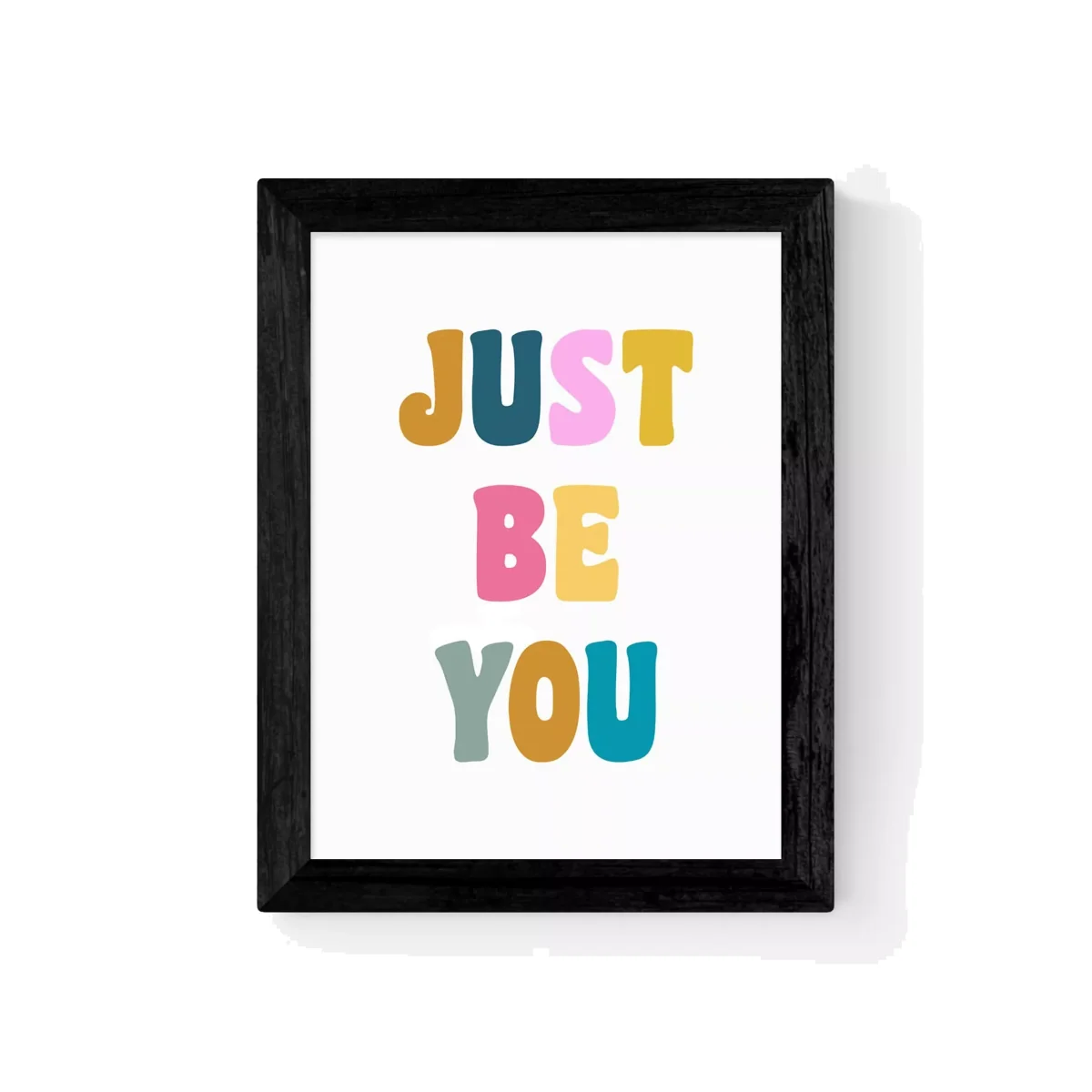 EAST END PRINTS apricot+birch 'Just Be You' Framed Print – image 1