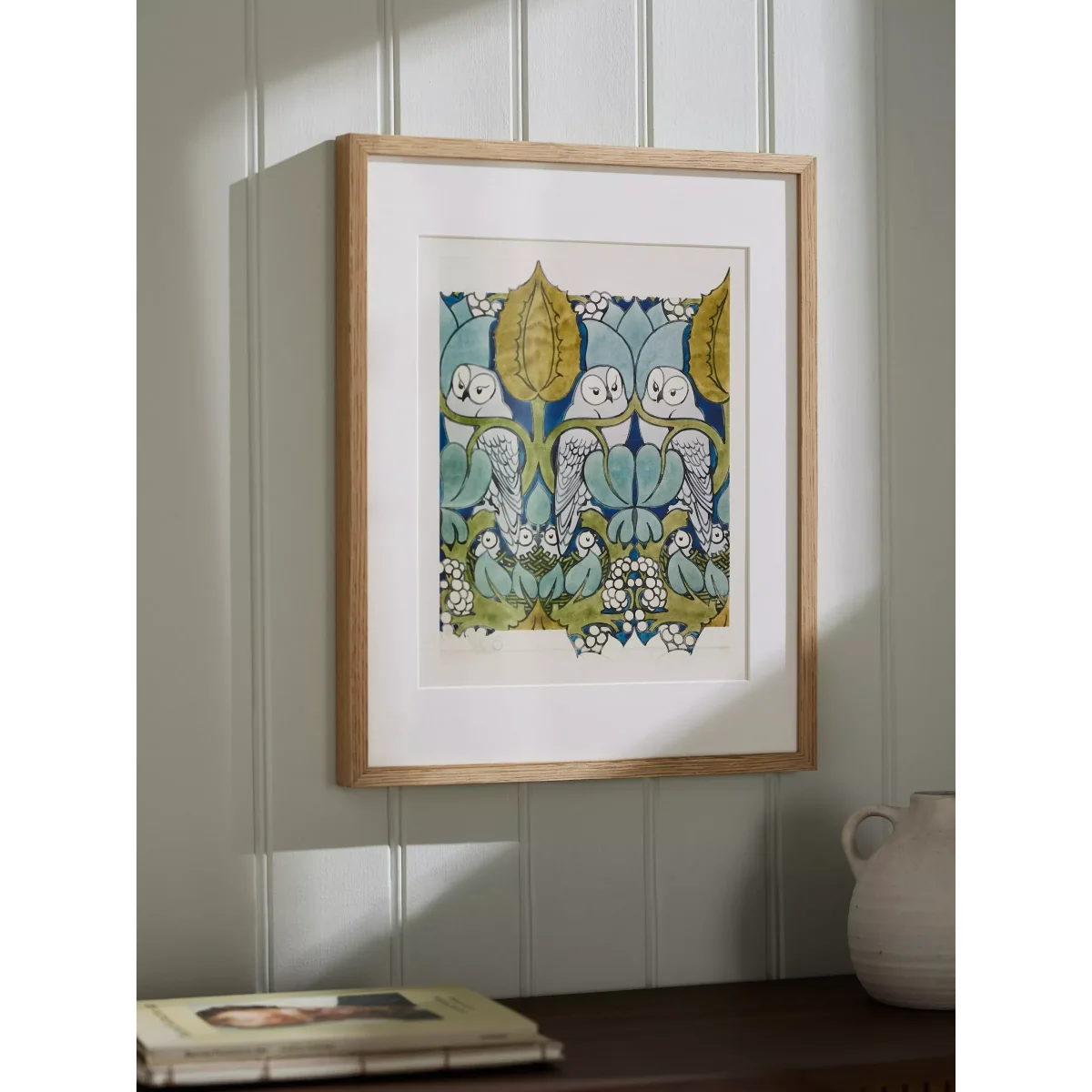 John Lewis V&A CFA Voysey 'The Owl' Framed Print, 50 x 40cm – image 2