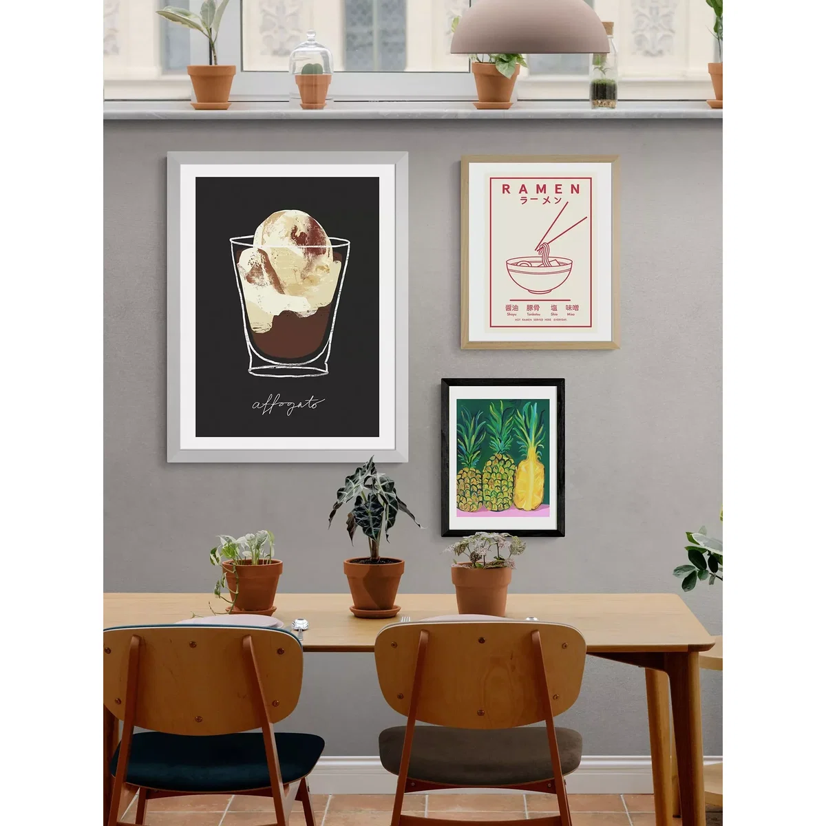 EAST END PRINTS Anek 'Affogato' Framed Print – image 2