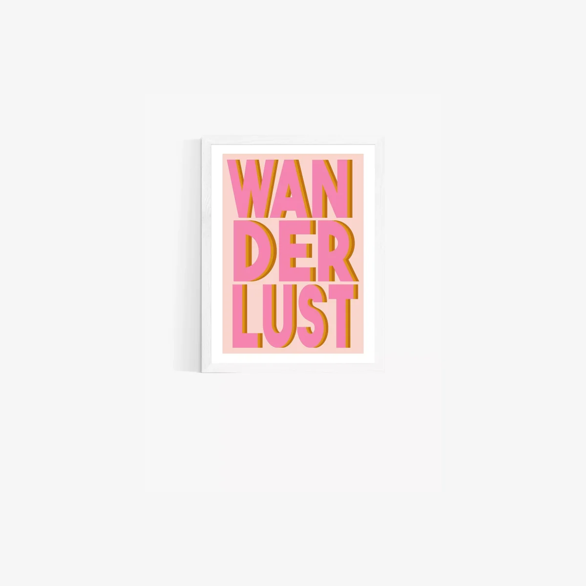 EAST END PRINTS apricot+birch 'Wanderlust' Framed Print
