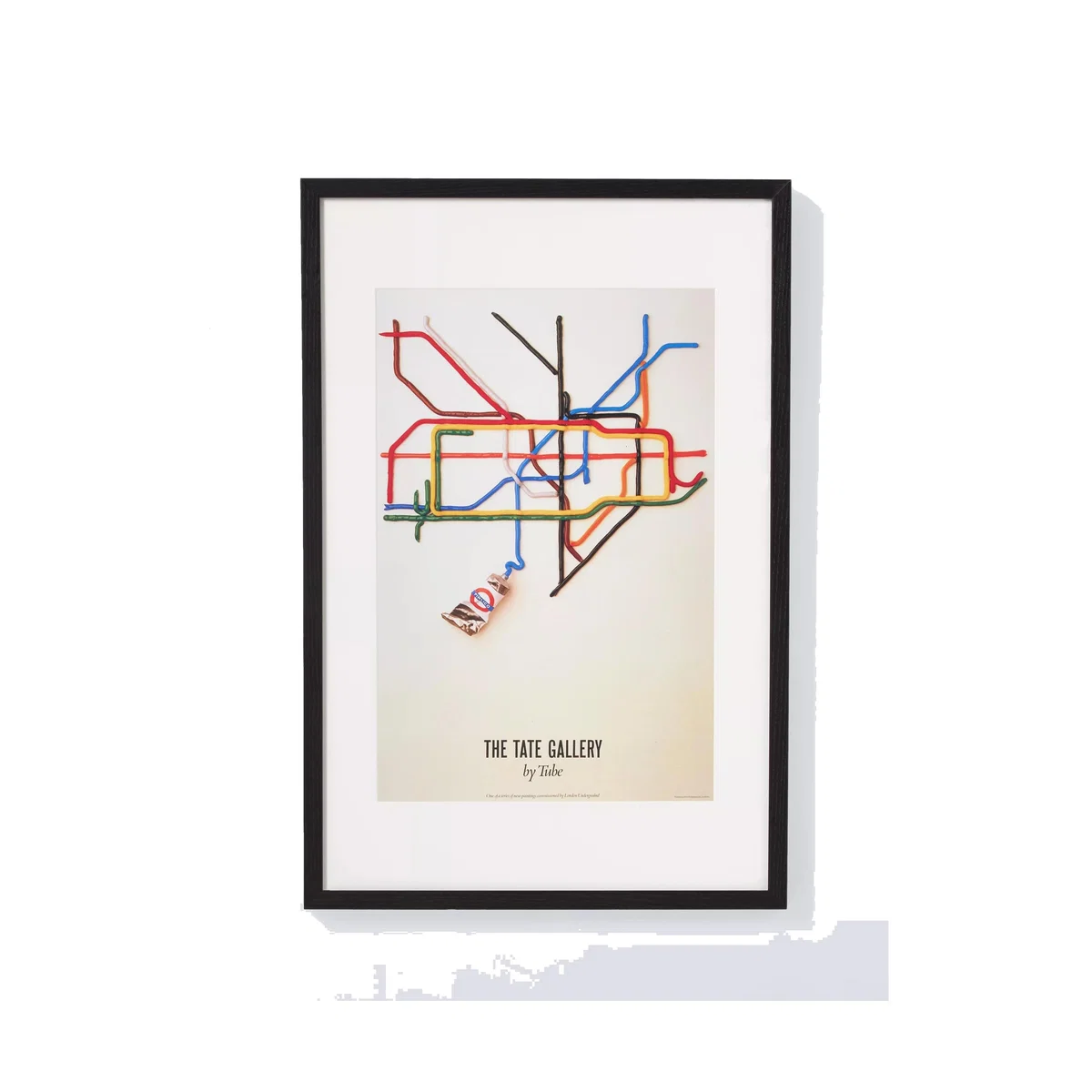 John Lewis London Transport Museum 'The Tate Gallery by Tube' Framed Poster, 60 x 40cm, Multi – image 1