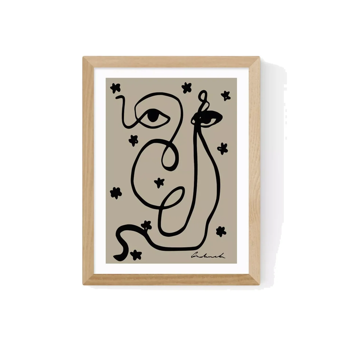 EAST END PRINTS Hali Igwelaezoh 'Abstract' Framed Print – image 1