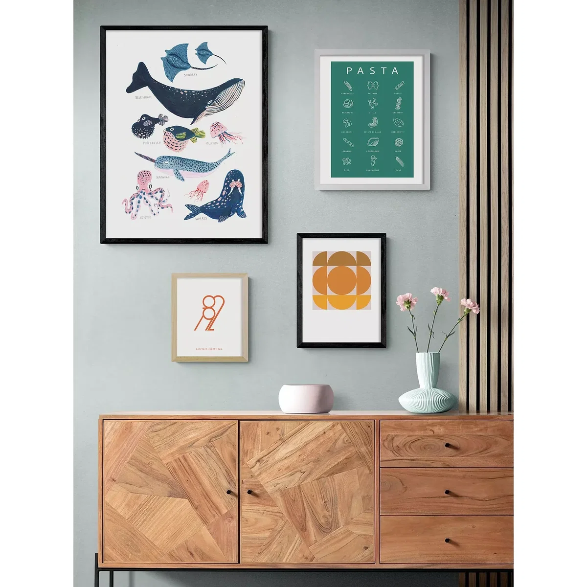 EAST END PRINTS Amber Davenport 'Sea Creatures' Framed Print – image 2