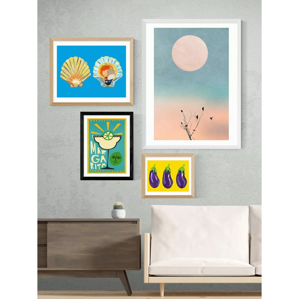 EAST END PRINTS Fox & Velvet 'Margarita' Framed Print – image 2