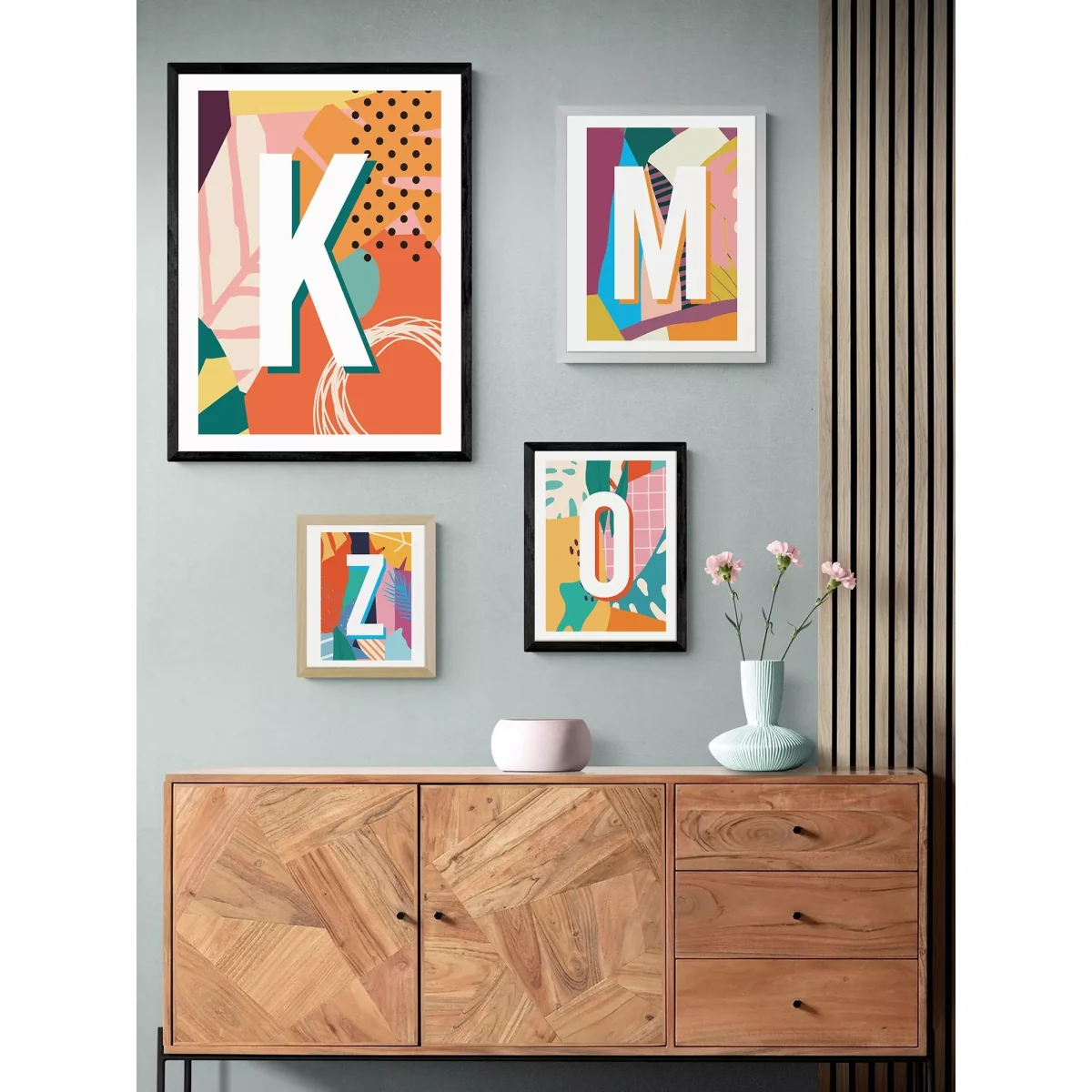EAST END PRINTS Sei and Ru 'K Letter' Framed Print – image 2