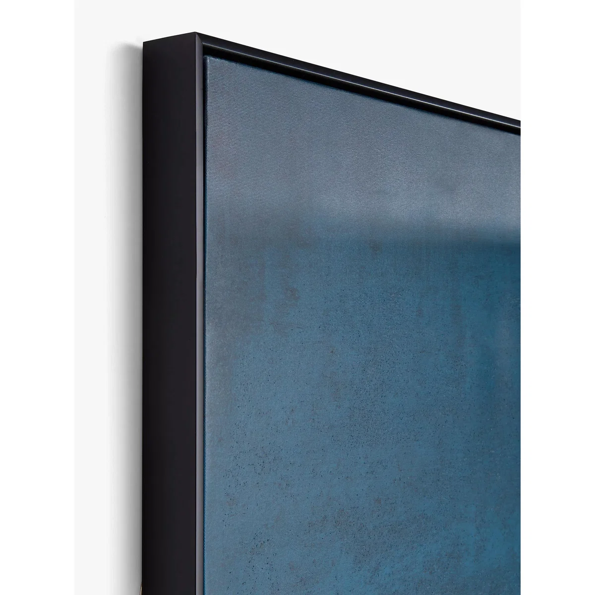 John Lewis 'Dark Skye' Abstract Framed Canvas, 100 x 100cm, Black – image 2