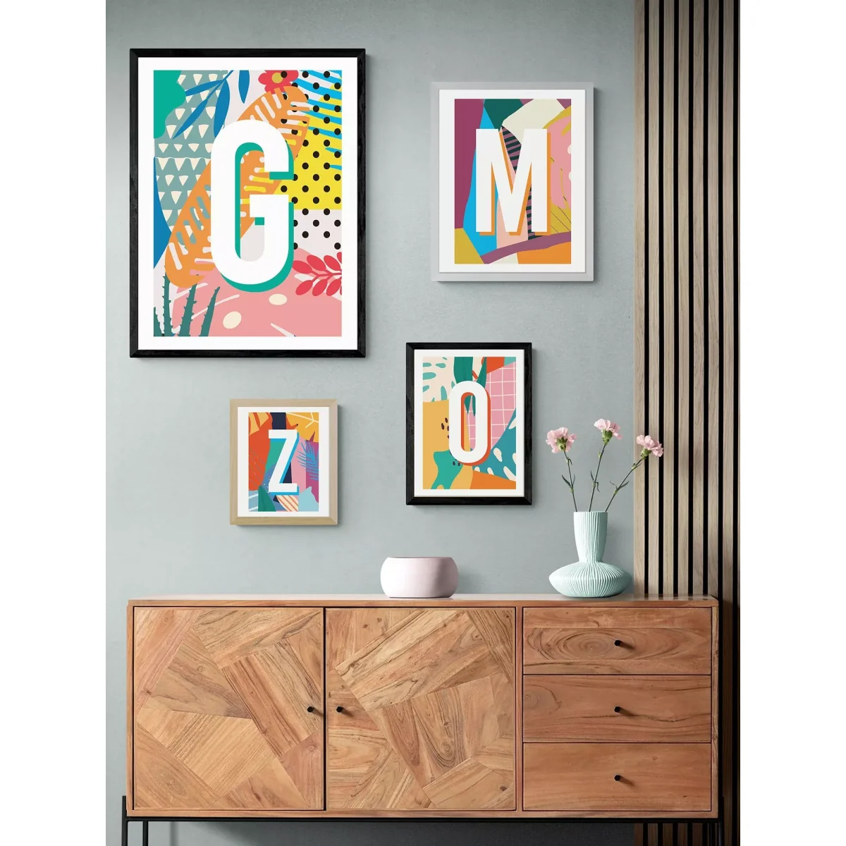 EAST END PRINTS Sei and Ru 'G Letter' Framed Print – image 2