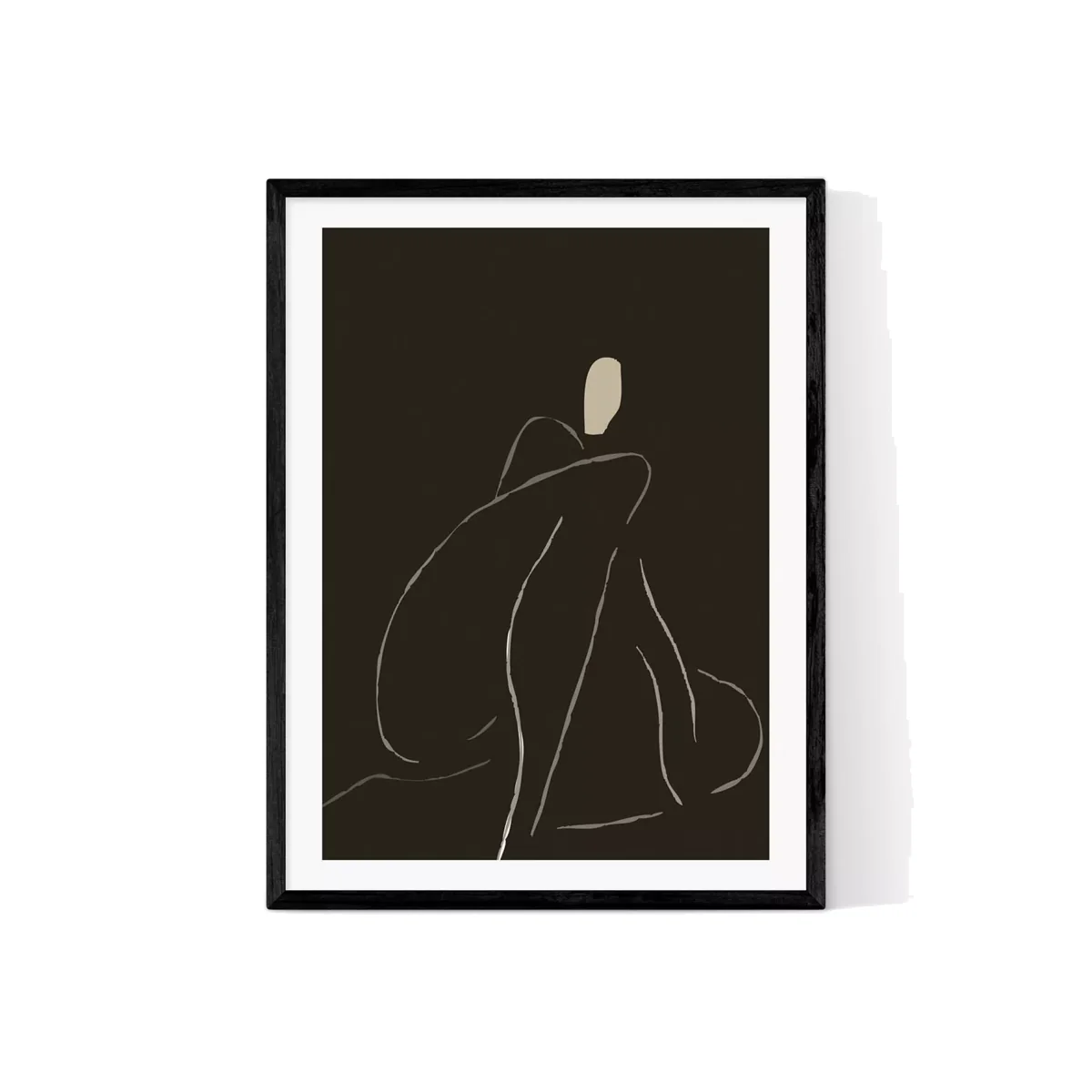 EAST END PRINTS Hali Igwelaezoh 'Nude Figure I' Framed Print – image 1