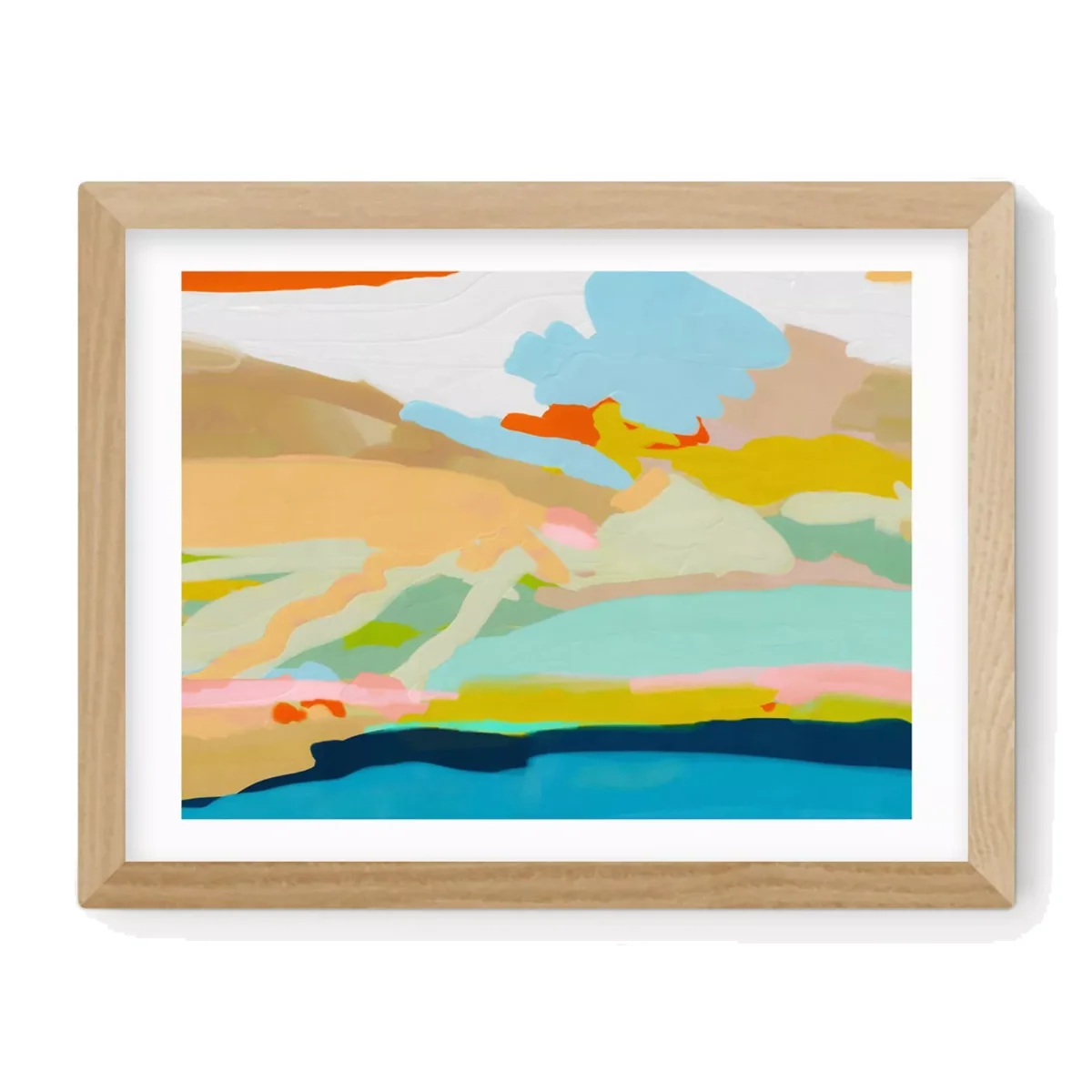 EAST END PRINTS Ana Rut Bre 'Sea Hills Summer' Framed Print – image 1