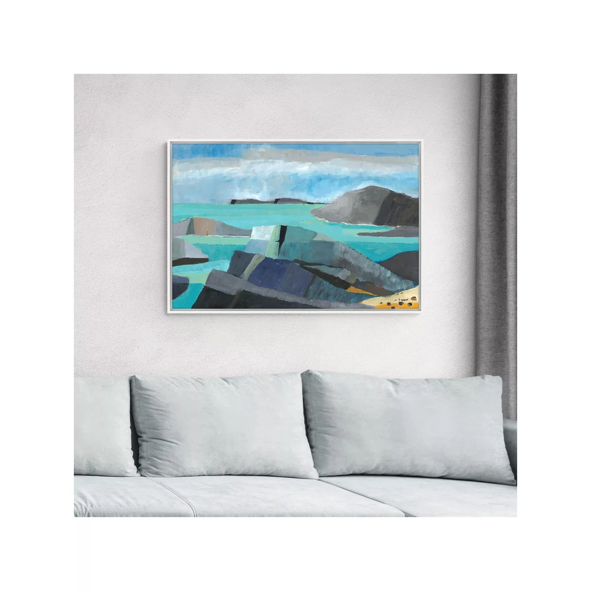 John Lewis Jan Weiss 'Carmel Coast' Framed Canvas Print, 64 x 94cm, Multi – image 2