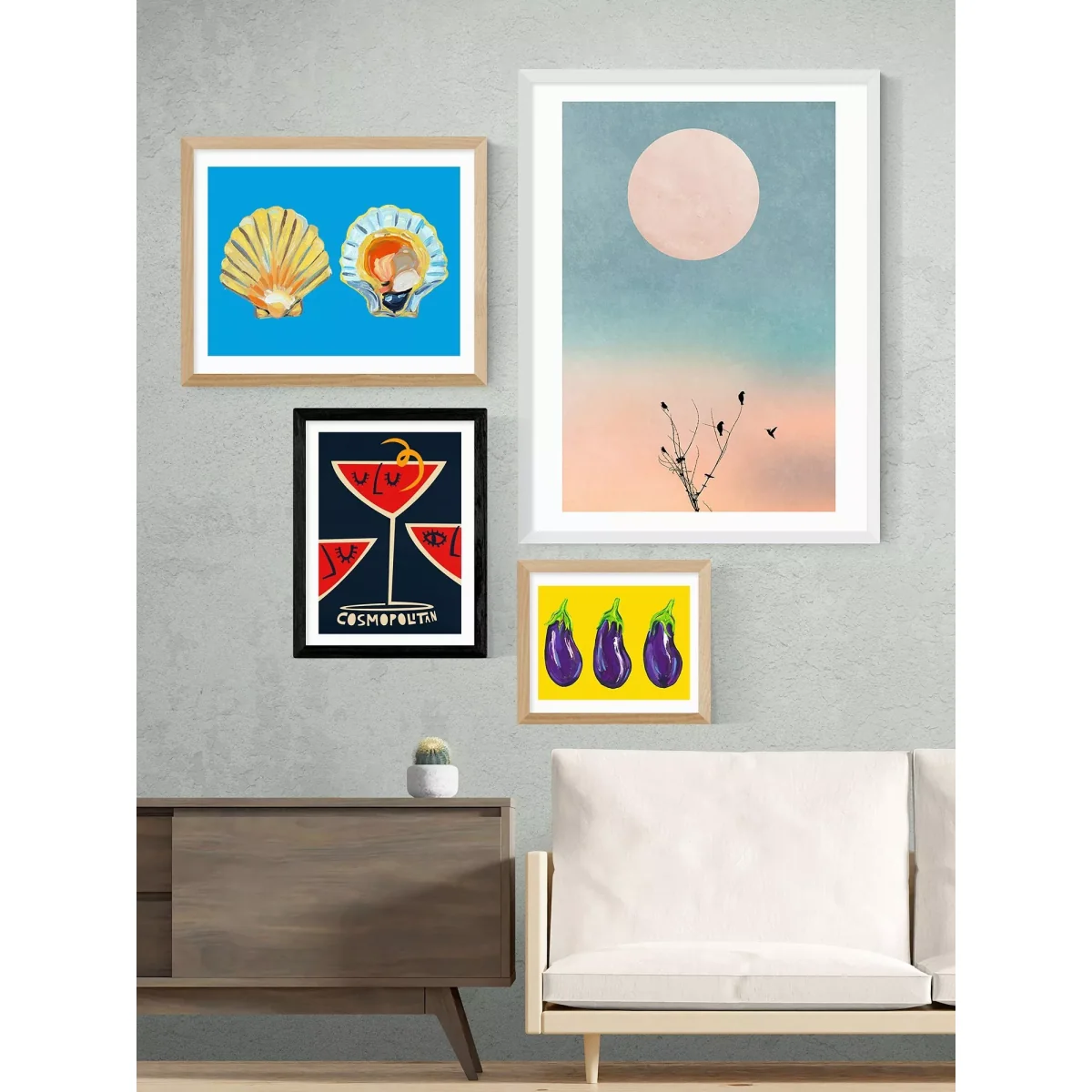 EAST END PRINTS Fox & Velvet 'Cosmopolitan' Framed Print – image 2