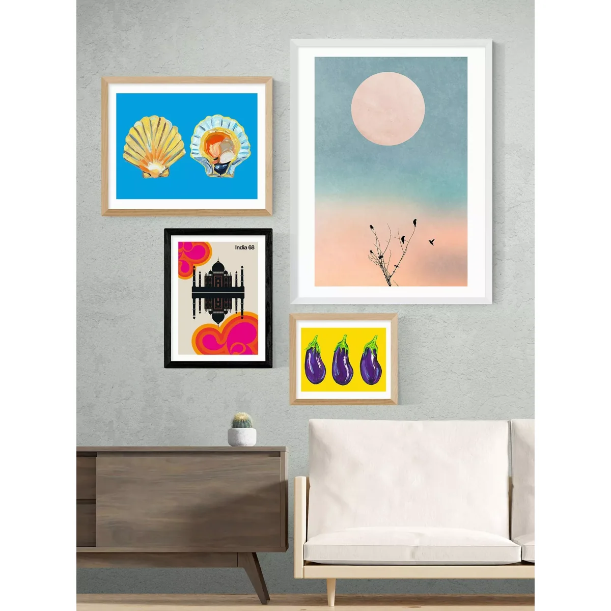 EAST END PRINTS Bo Lundberg 'India 68' Framed Print – image 2