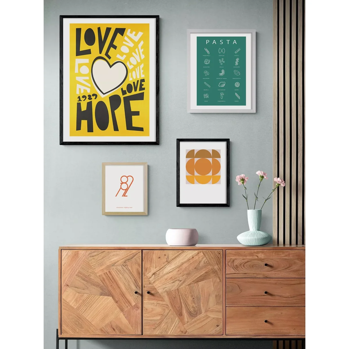 EAST END PRINTS Fox & Velvet 'Love' Framed Print – image 2