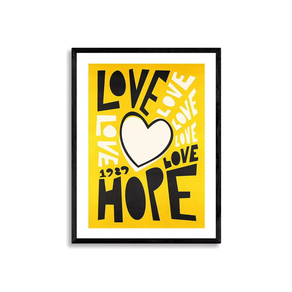 EAST END PRINTS Fox & Velvet 'Love' Framed Print – image 1