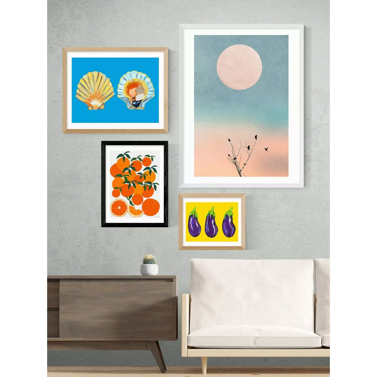 EAST END PRINTS Leanne Simpson 'Orange Harvest' Framed Print – image 2