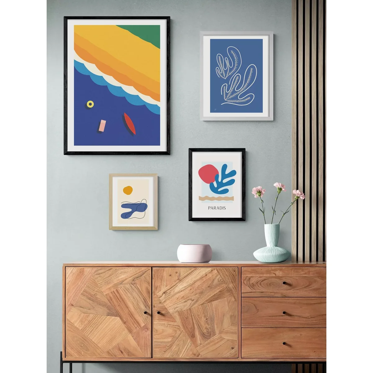 EAST END PRINTS Rosi Feist 'Beach Life' Framed Print – image 2