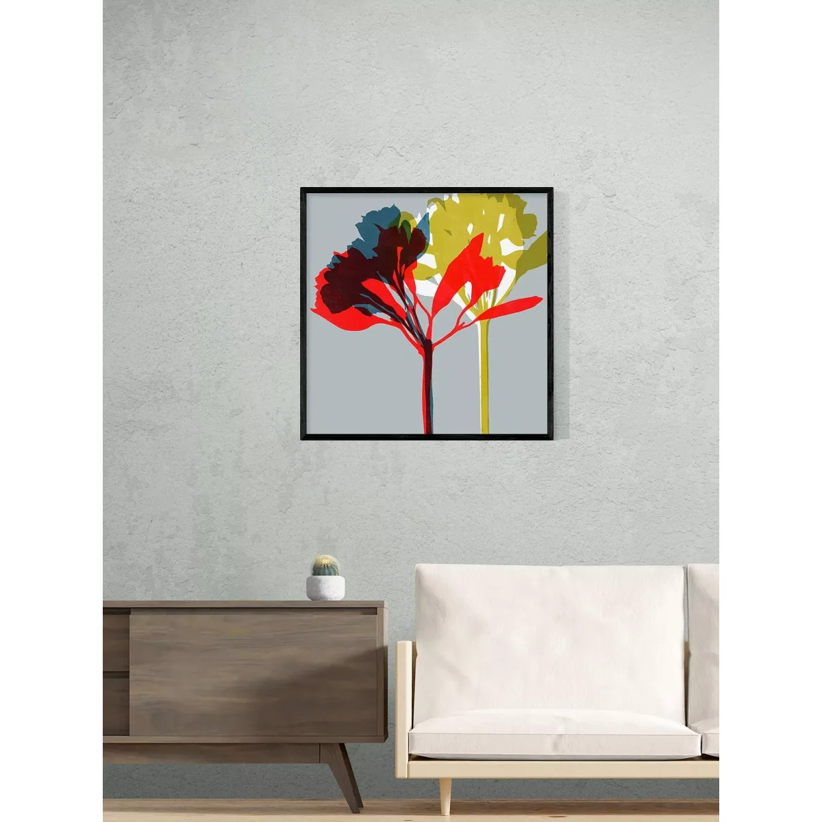 EAST END PRINTS Garima Dhawan 'Alstroemeria XII' Framed Print, 87.5 x 87.5cm – image 2