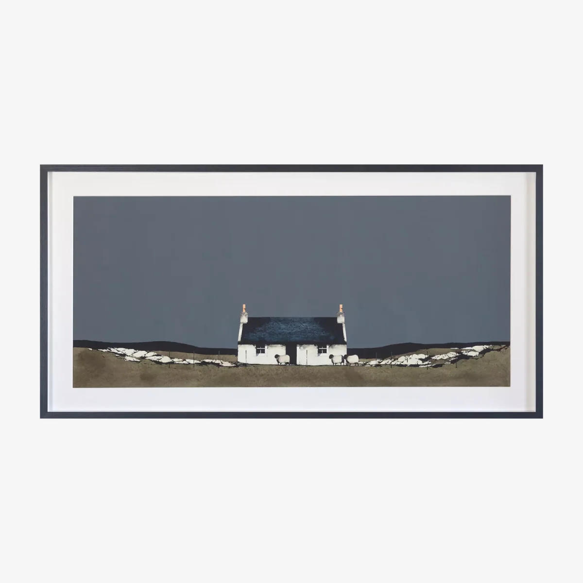 Ron Lawson - Ardmhor Barra Framed Print & Mount, 50 x 98cm – image 1