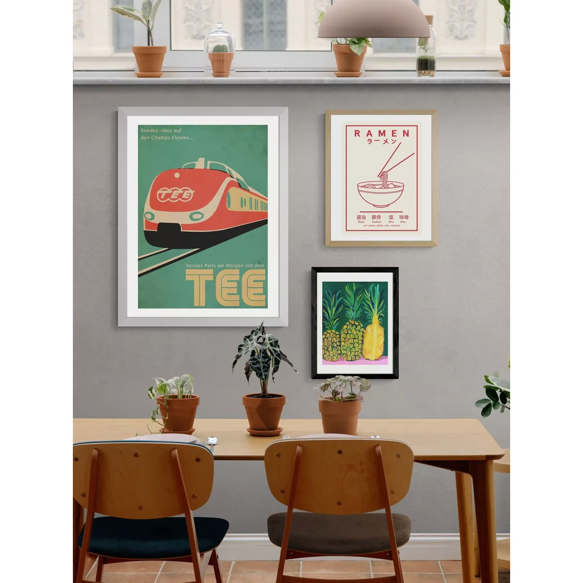 EAST END PRINTS Indieprints 'Trans-Europe Express' Framed Print – image 2