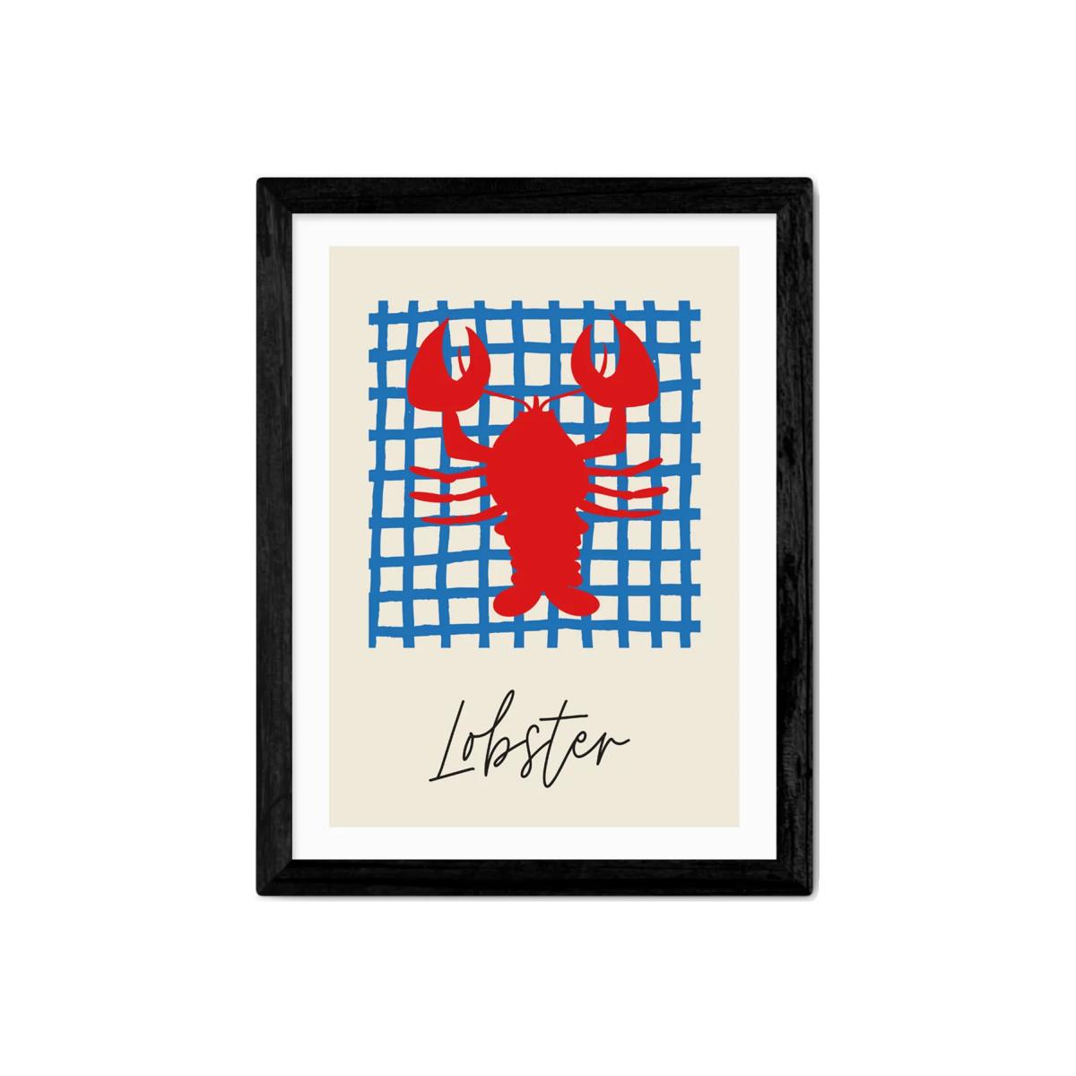 EAST END PRINTS Inoui 'Lobster' Framed Print