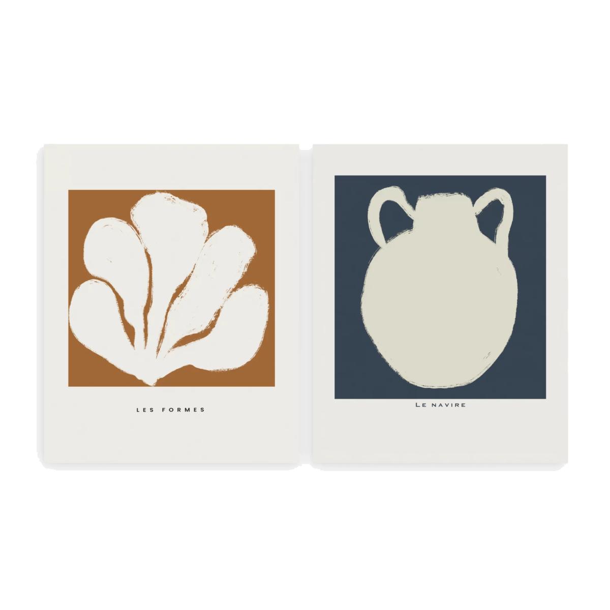 John Lewis ANYDAY 'Formes & Navire' Unframed Prints, 50 x 40cm, Set of 2, Brown/Blue