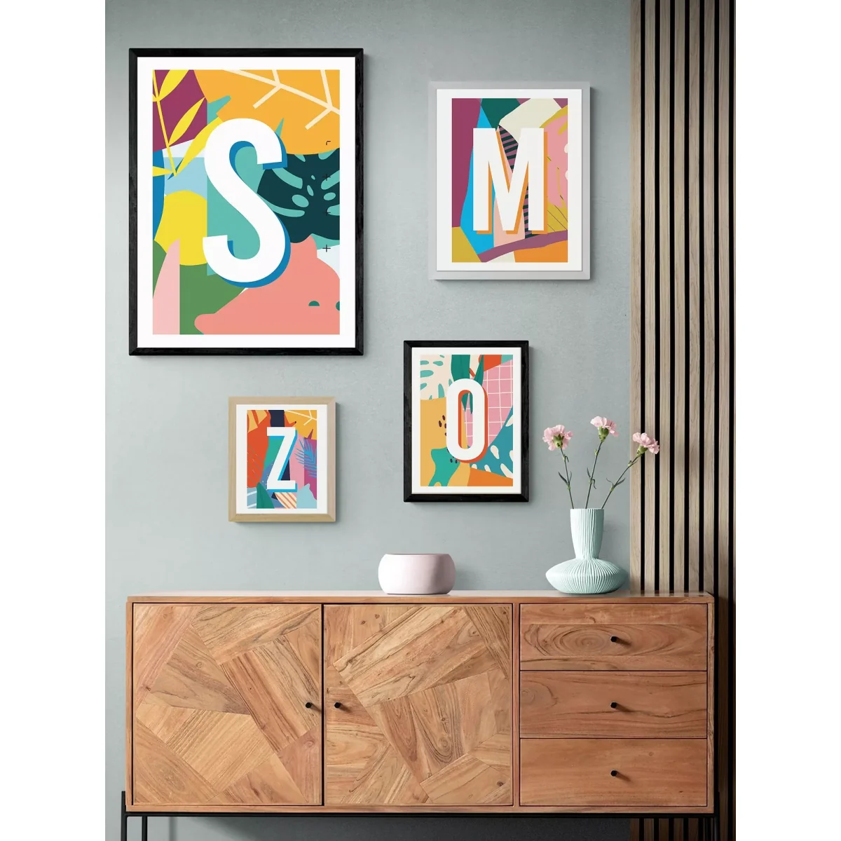 EAST END PRINTS Sei and Ru 'S Letter' Framed Print – image 2