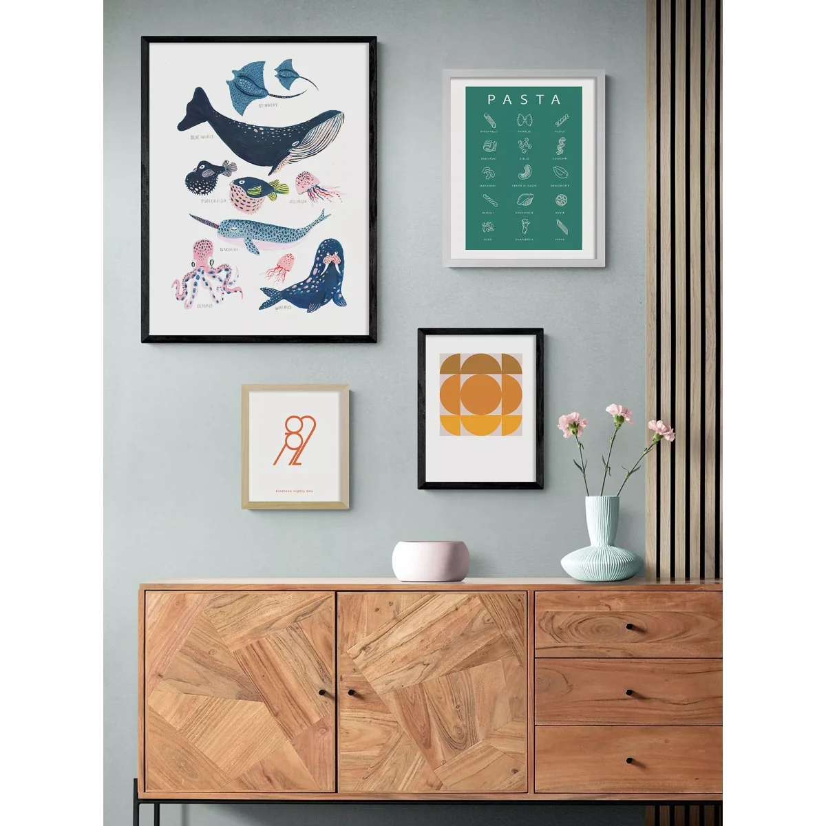 EAST END PRINTS Amber Davenport 'Sea Creatures' Framed Print – image 2