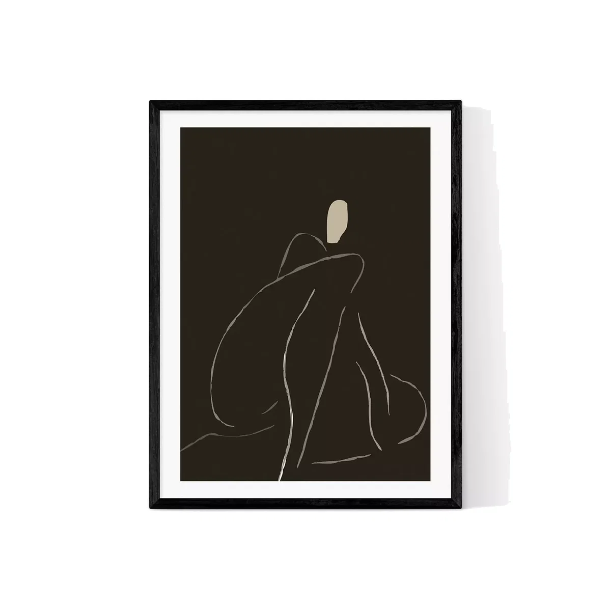 EAST END PRINTS Hali Igwelaezoh 'Nude Figure I' Framed Print – image 1