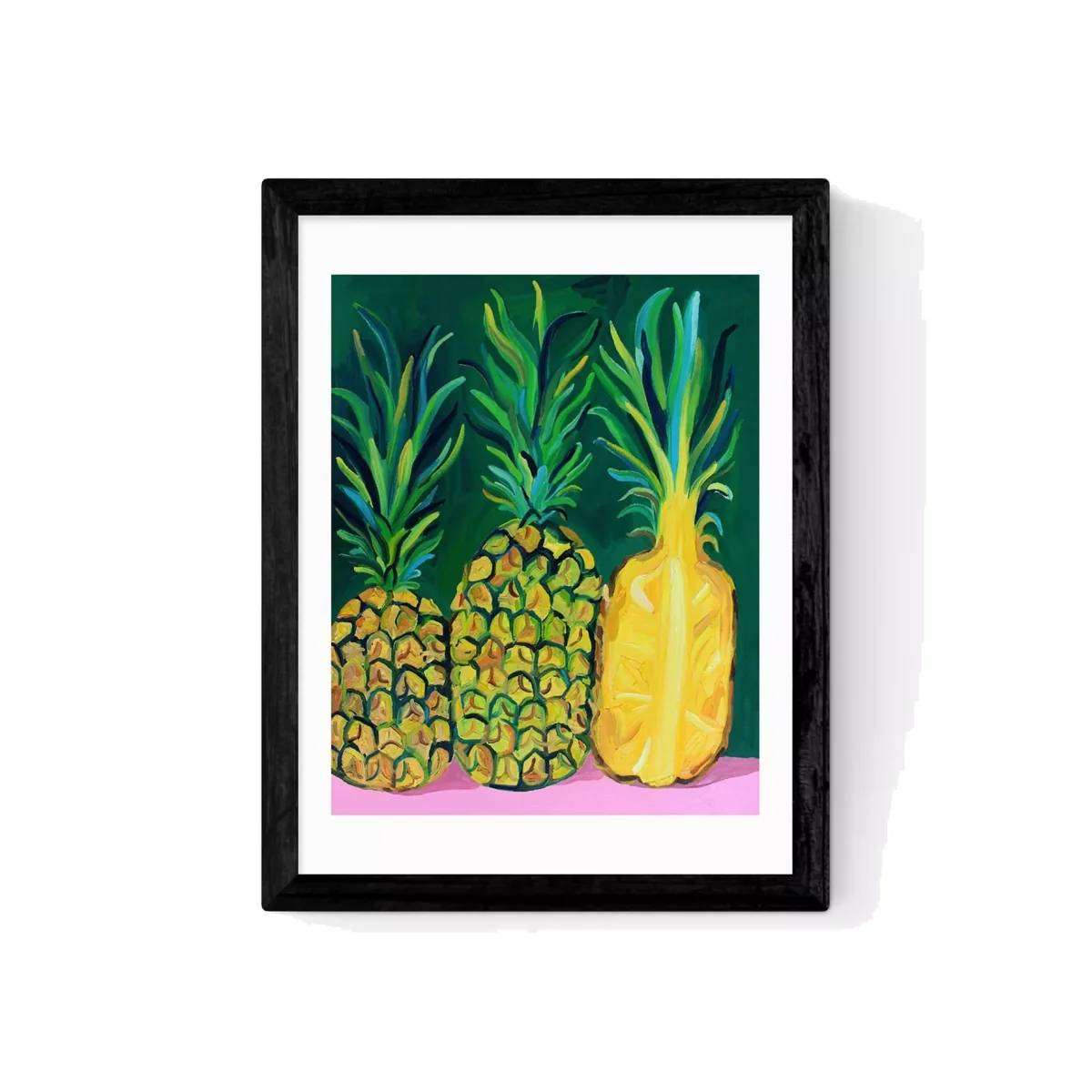 EAST END PRINTS Alice Staker 'Pineapples' Framed Print – image 1