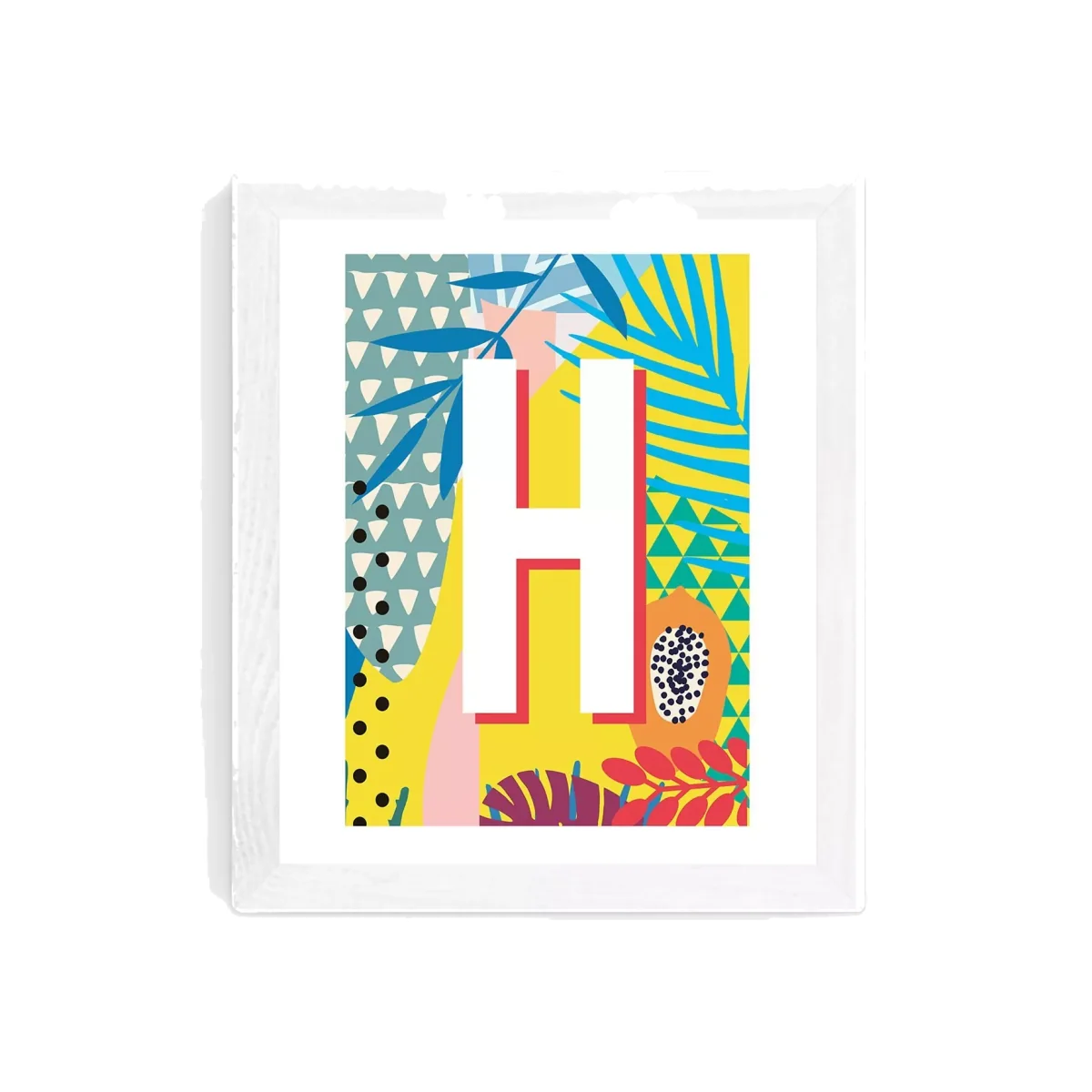 EAST END PRINTS Sei and Ru 'H Letter' Framed Print – image 1