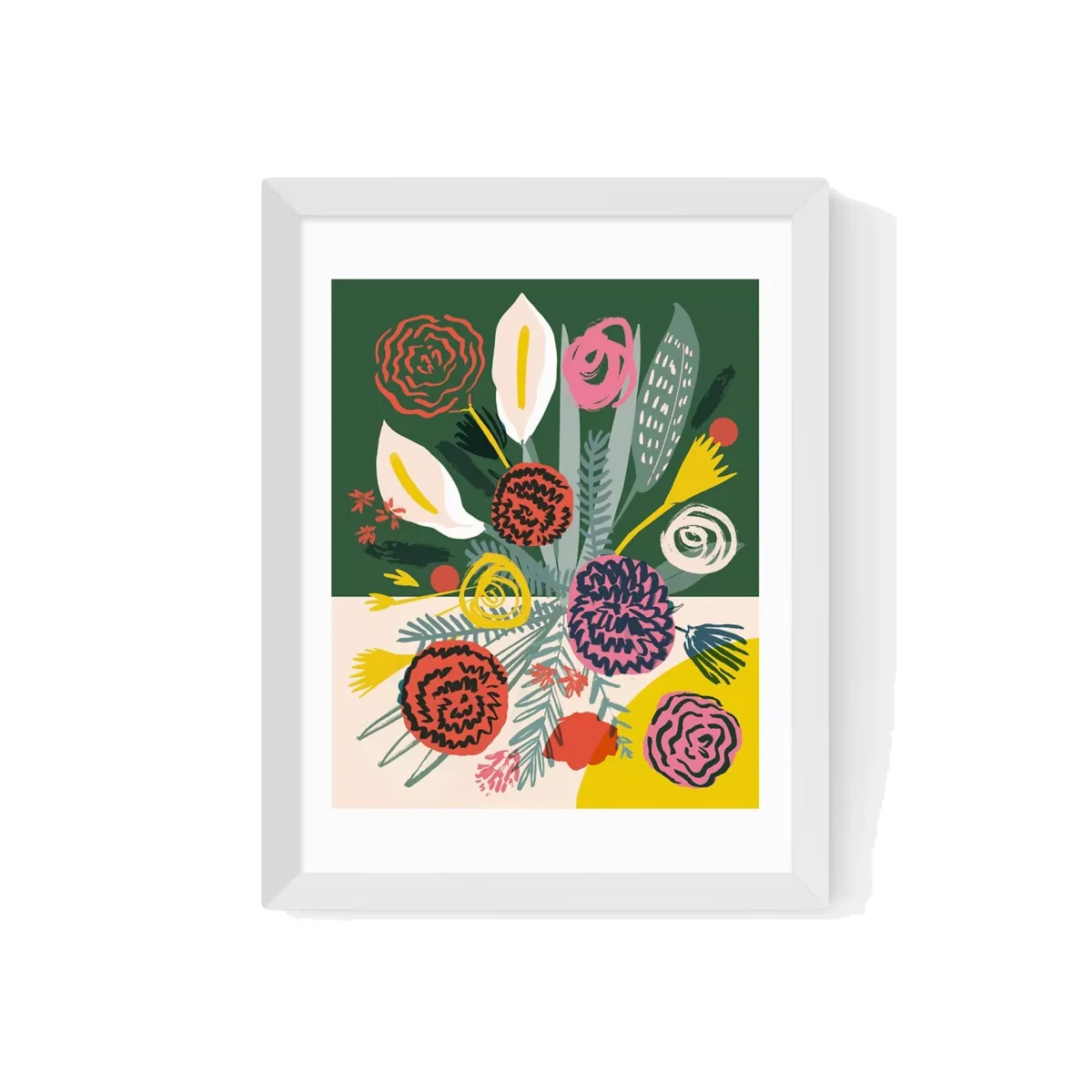 EAST END PRINTS Elena Boils 'Flowers 2' Framed Print