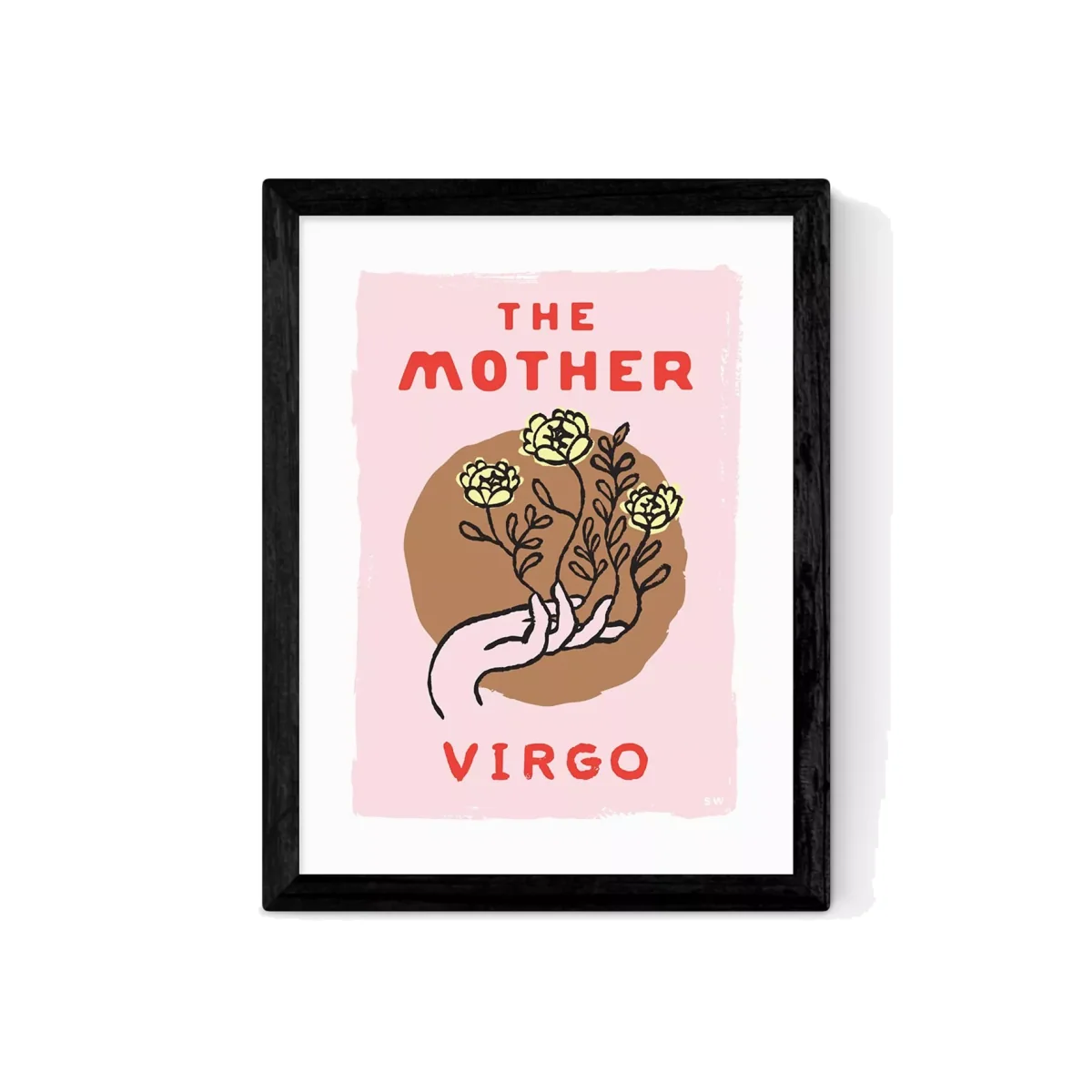 EAST END PRINTS Sophie Ward 'Virgo The Mother' Framed Print – image 1